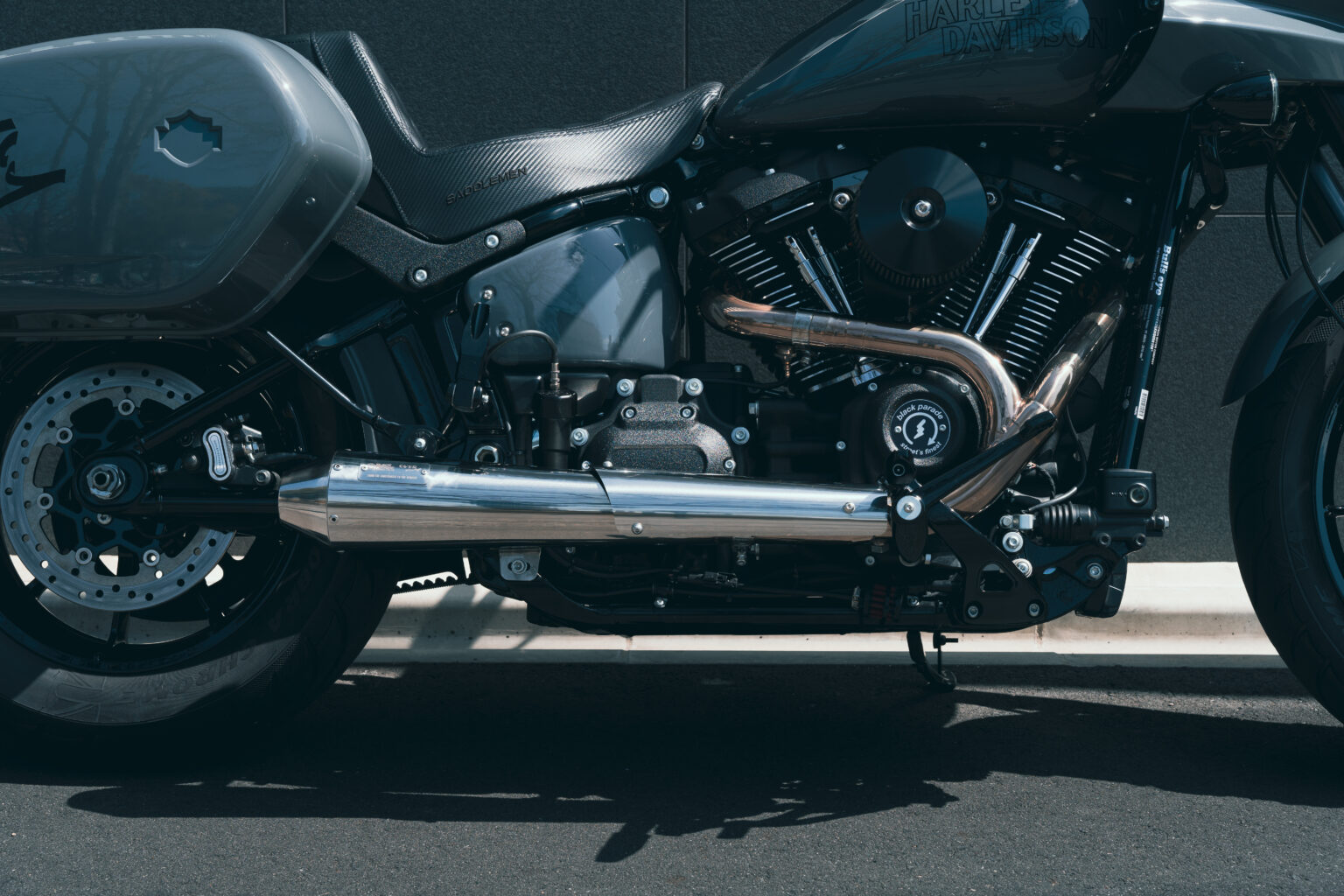M8 Exhaust V2″JMCA Polish” FXLRS FXLRST – BP Performance Parts