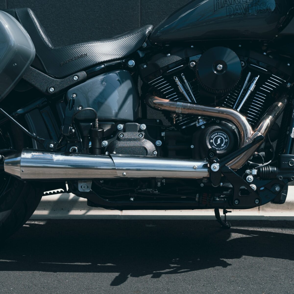 M8 Exhaust "JMCA Polish" FXLRS FXLRST - 画像 (7)