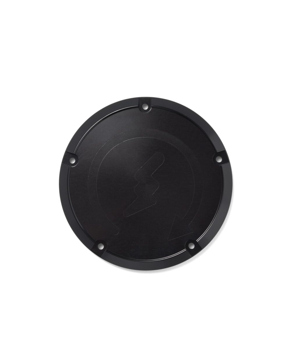 M8 Derby Cover Starter Logo EXTREME BLACK