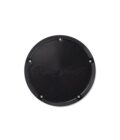 M8 Derby Cover Flames Logo EXTREME BLACK